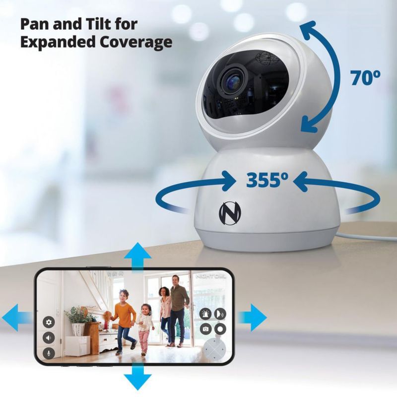 Cámara de seguridad Night Owl Indoor Plug-in Inalámbrica de 3 MP