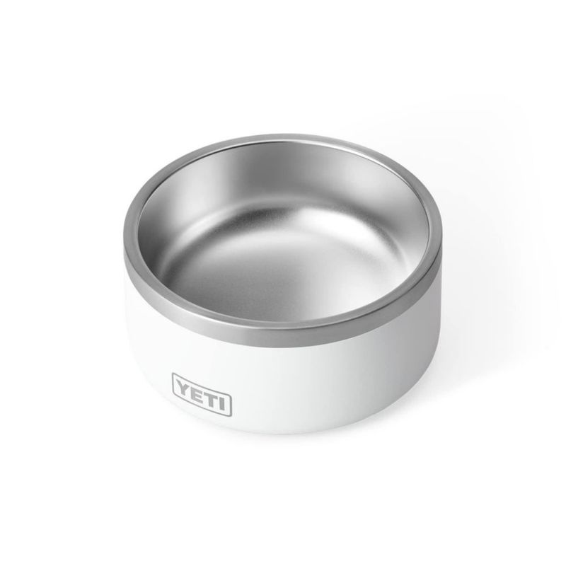 Cuenco para perros YETI Boomer 4 de acero inoxidable 32 onzas/946 ml blanco