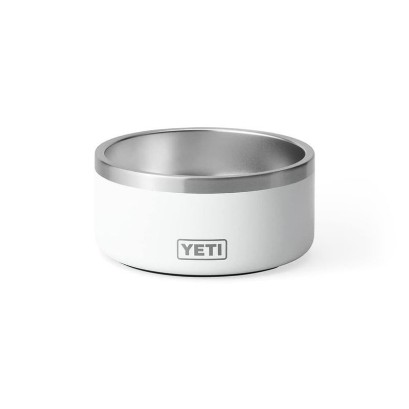 Cuenco para perros YETI Boomer 4 de acero inoxidable 32 onzas/946 ml blanco
