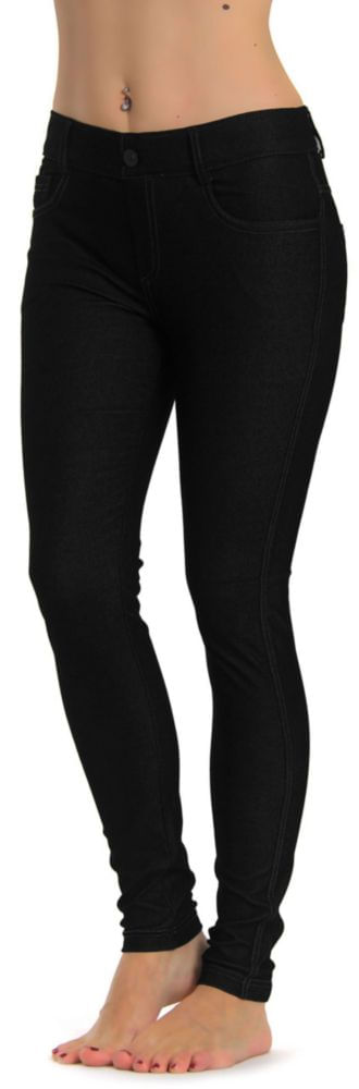 Jeggings Prolific Health S-XXL Negro de Algodón y Spandex