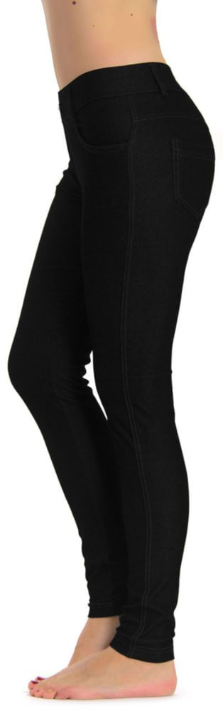 Jeggings Prolific Health S-XXL Negro de Algodón y Spandex