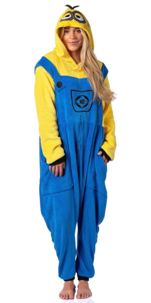 Pijamas INTIMO Kigurumi de Minions Talla L/XL Multicolor