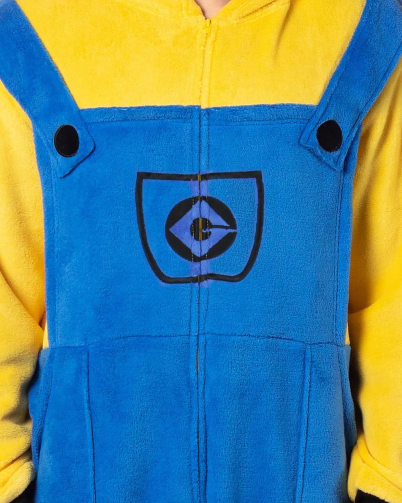 Pijamas INTIMO Kigurumi de Minions Talla L/XL Multicolor