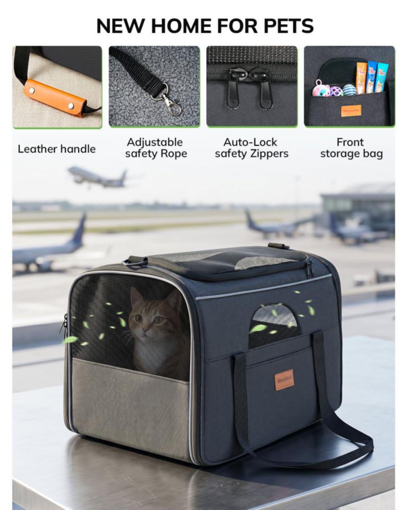 Transportadora para Gatos Morpilot 42 cm x 28 cm x 28 cm 68 kg