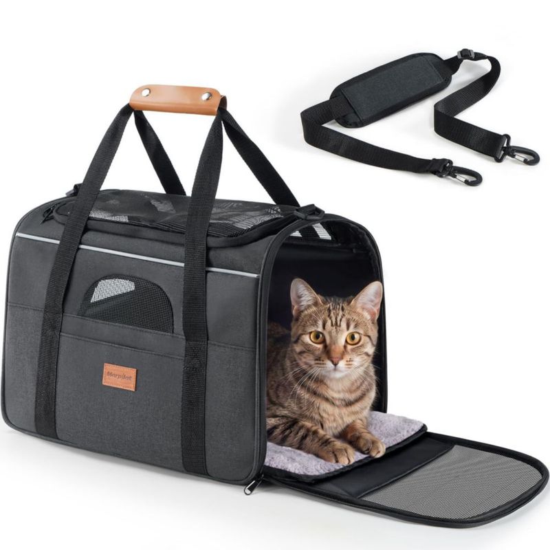 Transportadora para Gatos Morpilot 42 cm x 28 cm x 28 cm 68 kg