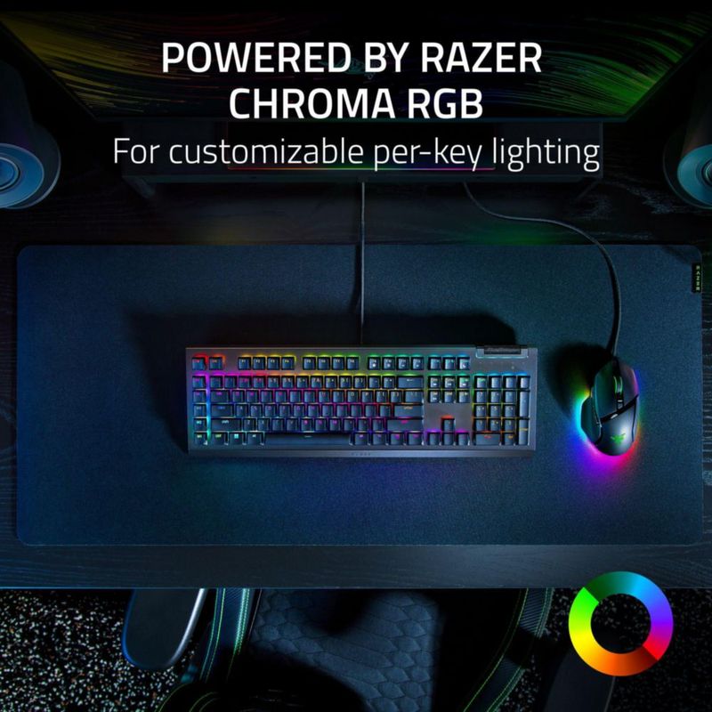 Teclado mecánico para juegos Razer BlackWidow V4 X Yellow