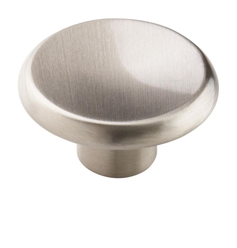 Perilla de Gabinete Amerock Redonda de 4 cm en Níquel Satinado