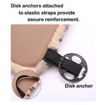 Fundas de asiento seemehappy Leopardo completo Beige