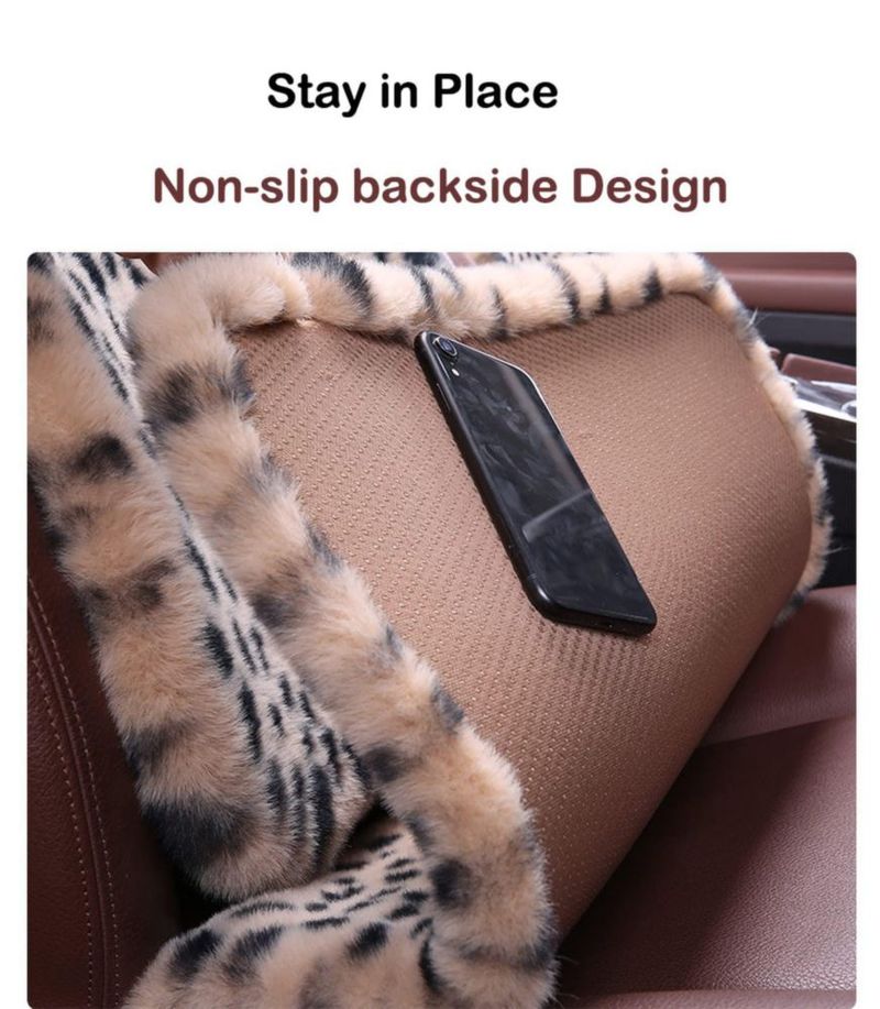 Fundas de asiento seemehappy Leopardo completo Beige