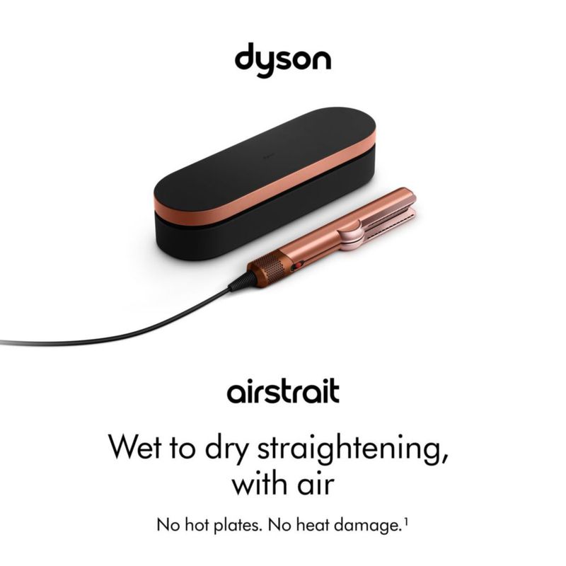 Plancha para el cabello Dyson Airstrait™ edición especial Amber Silk