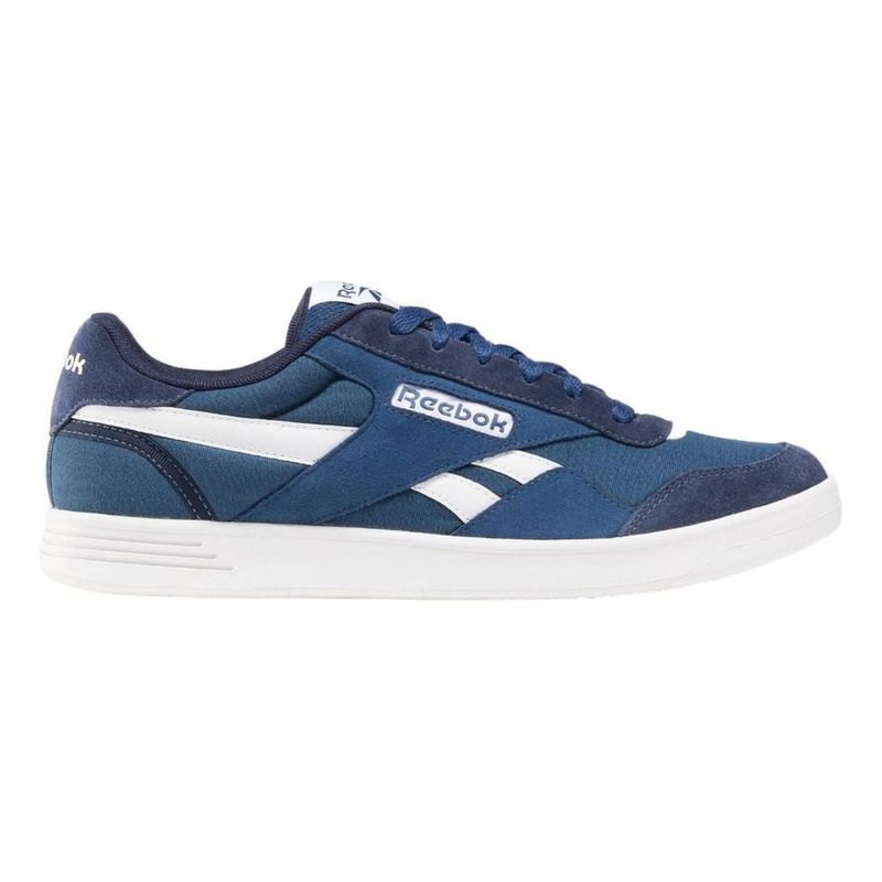 Tenis reebok hombre caballero casual azul court advance canvas