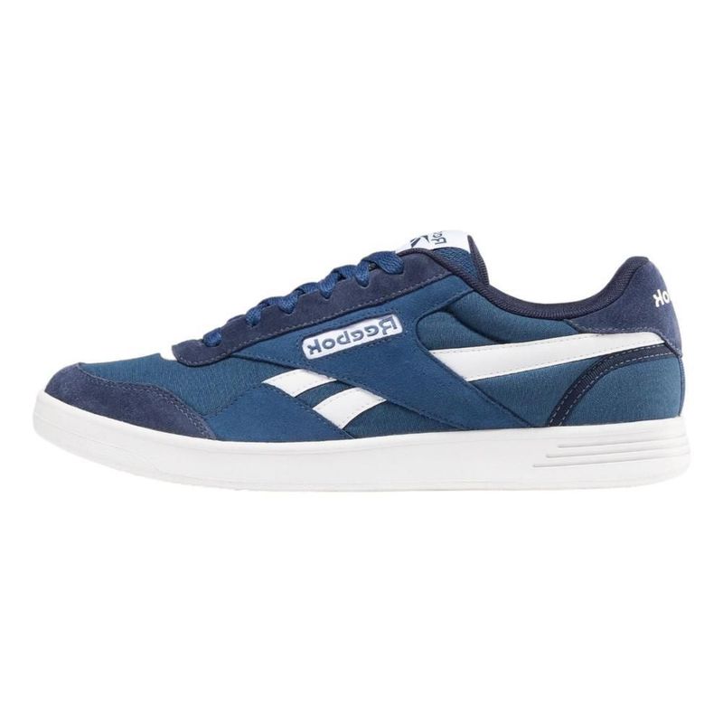 Tenis reebok hombre caballero casual azul court advance canvas
