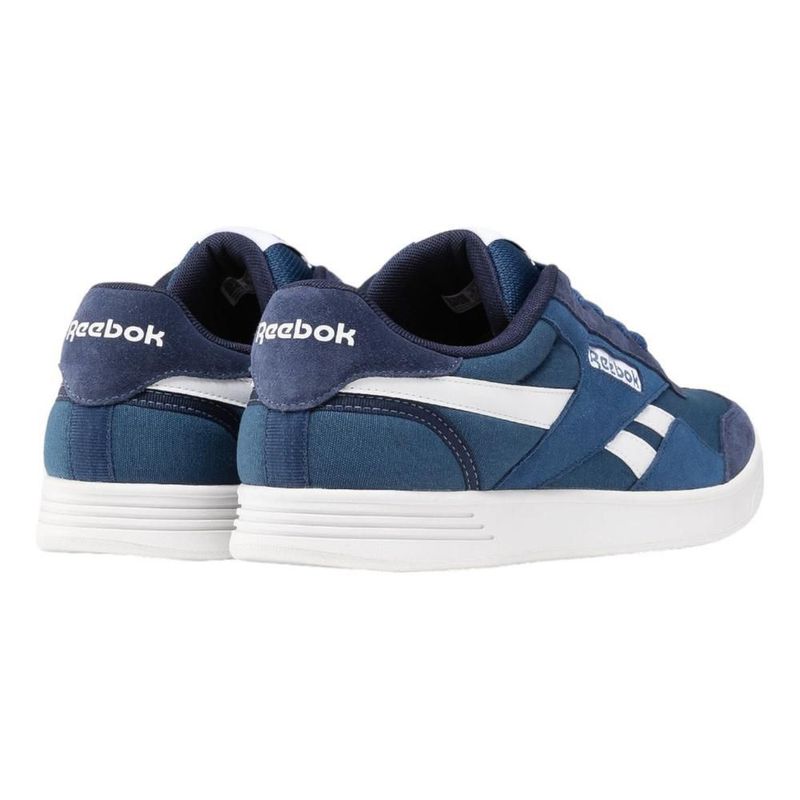 Tenis reebok hombre caballero casual azul court advance canvas