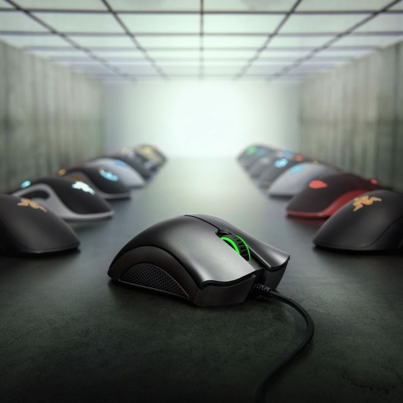Ratón para juegos Razer DeathAdder Essential 6400 DPI negro