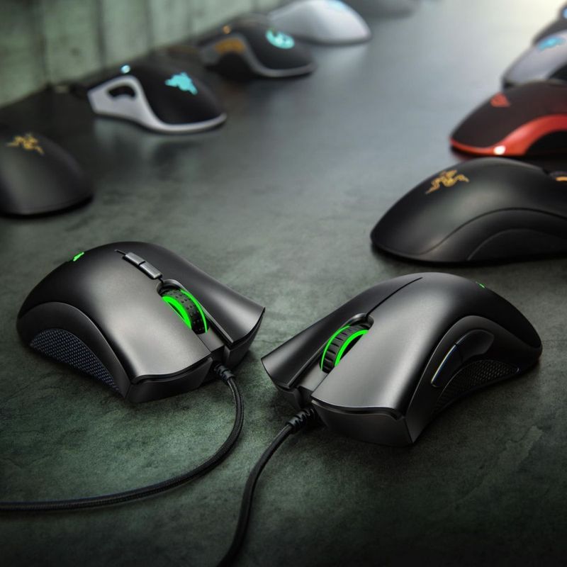 Ratón para juegos Razer DeathAdder Essential 6400 DPI negro
