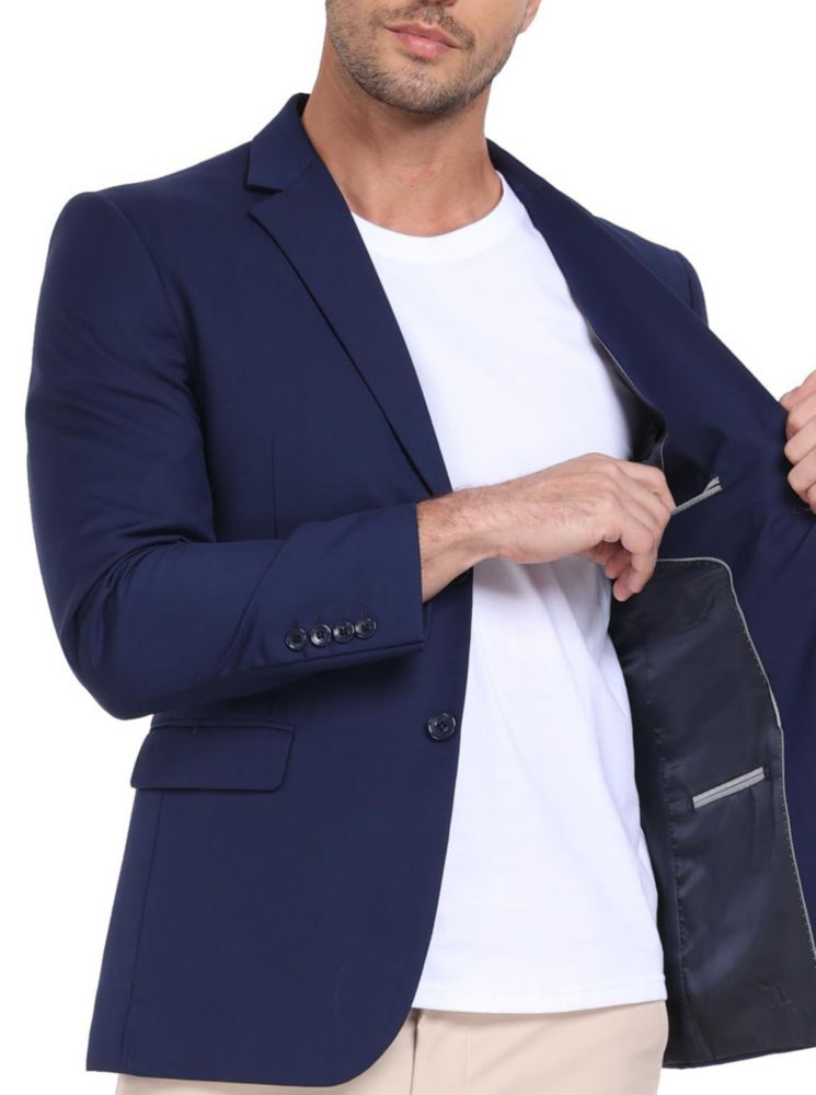 Blazer AIBUYTA Slim Fit azul marino talla M