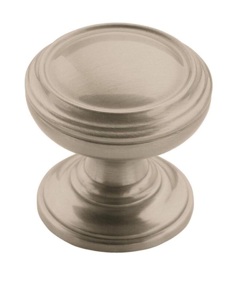Tirador de gabinete Amerock 32 mm níquel satinado – 1 unidad