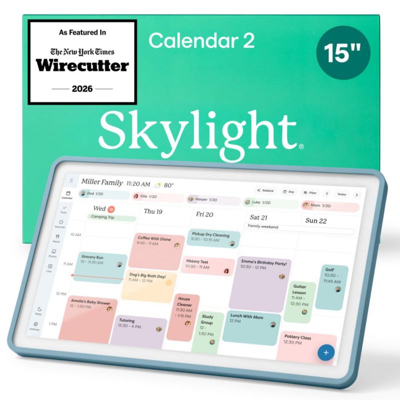 Calendario digital Skylight Calendar 2 con pantalla táctil Full HD de 15"