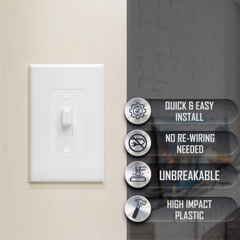 Placa de pared TayMac MW5070W MASQUE 2000 blanca paquete de 5