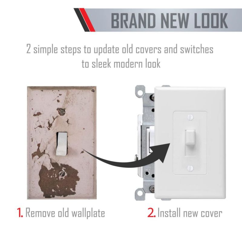 Placa de pared TayMac MW5070W MASQUE 2000 blanca paquete de 5
