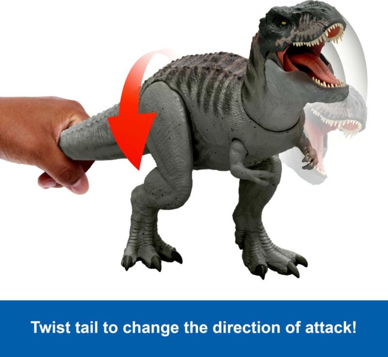 Figura de dinosaurio Mattel Jurassic World Rebirth Tyrannosaurus Rex