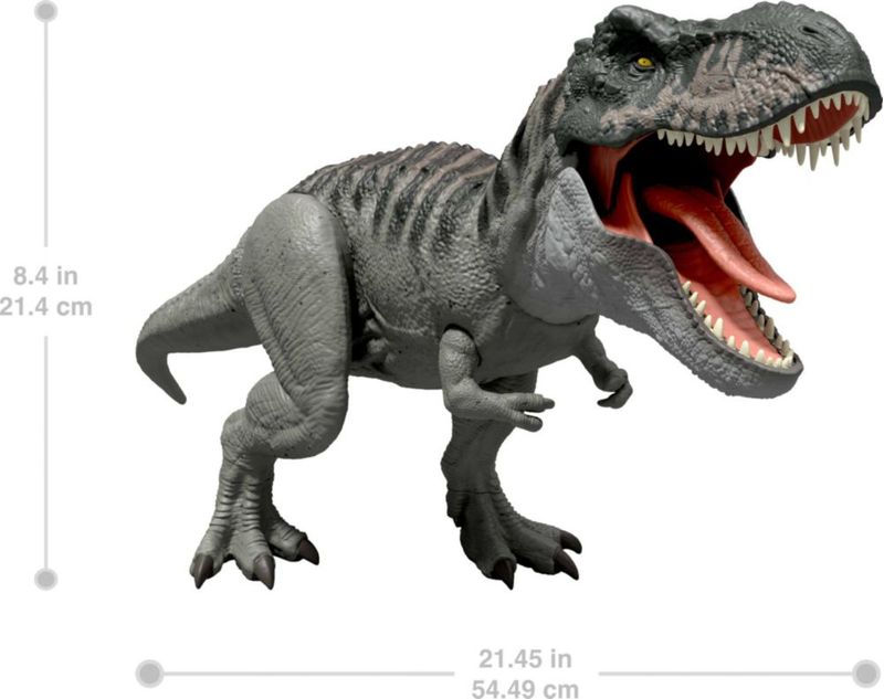 Figura de dinosaurio Mattel Jurassic World Rebirth Tyrannosaurus Rex