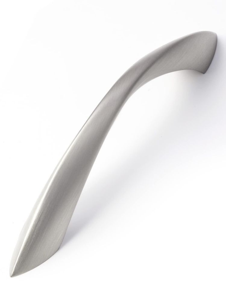 Tiradores de armario JIASENBAO 96 mm Arco Plateado - Pack de 10