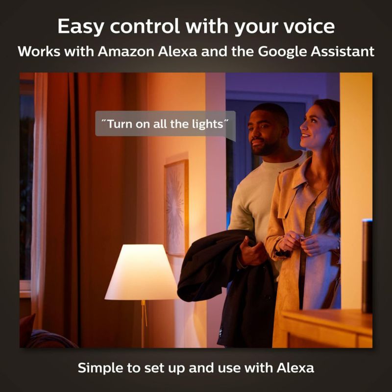 Luminaria Philips Hue de 4 pulgadas Smart Color Ambiance 850 lúmenes