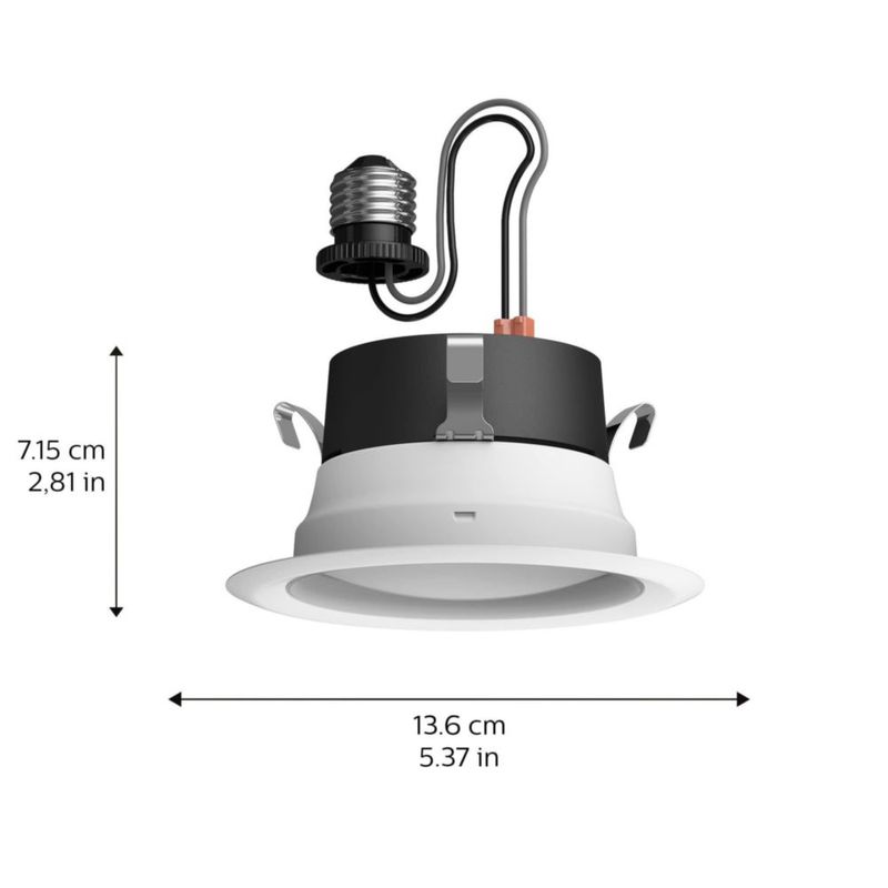 Luminaria Philips Hue de 4 pulgadas Smart Color Ambiance 850 lúmenes