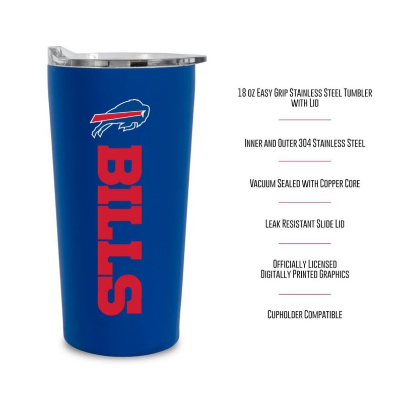 Vaso térmico Rico Industries 510 ml Buffalo Bills de tacto suave