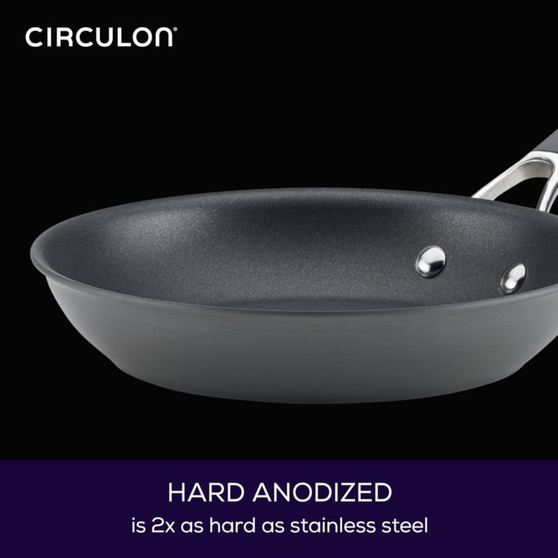 Juego de utensilios de cocina Circulon Radiance anodizado duro antiadherente 10 unidades
