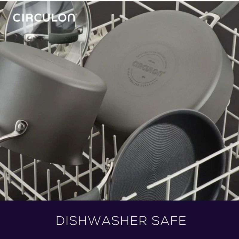 Juego de utensilios de cocina Circulon Radiance anodizado duro antiadherente 10 unidades