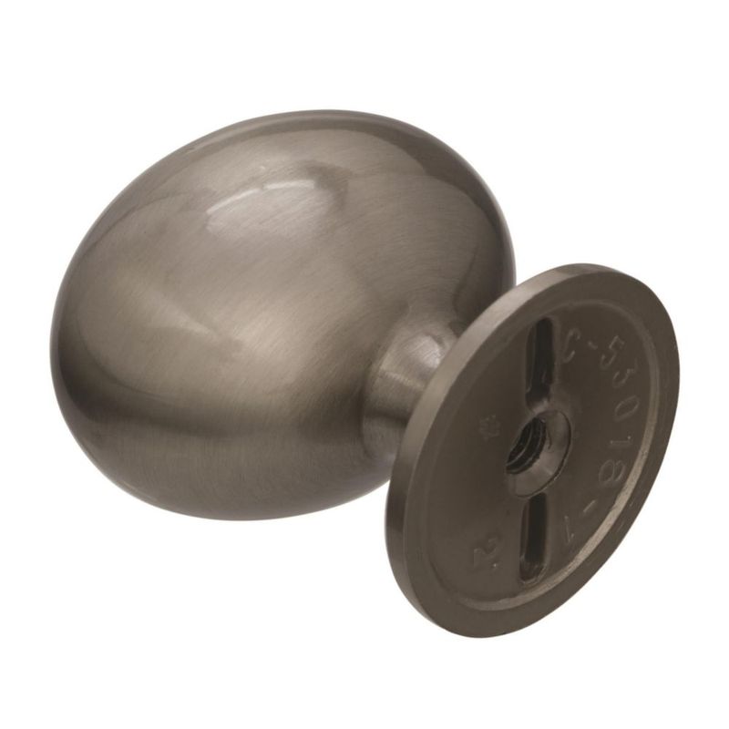 Pomo de Cajón Amerock Oval de Níquel Satín 35 cm