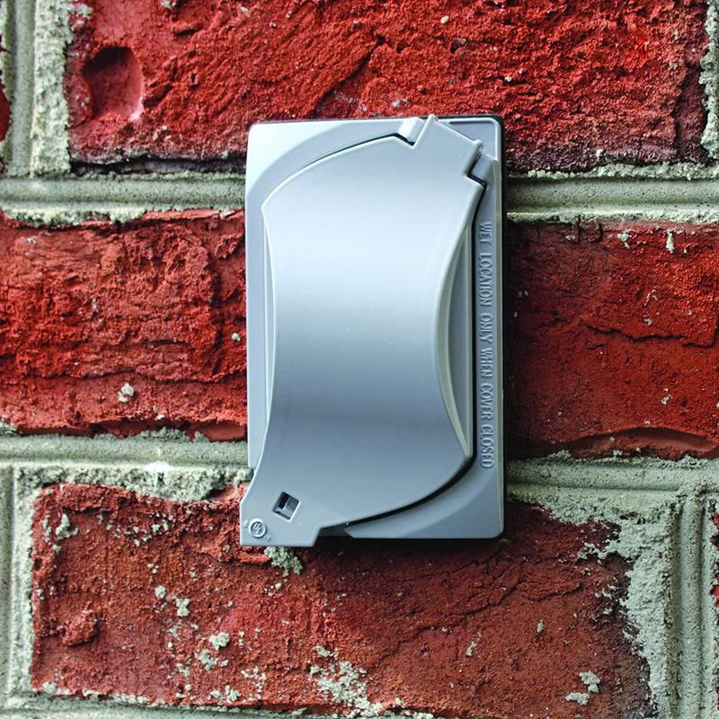 Funda universal resistente a la intemperie Sigma Electric 14147WH de 1 elemento