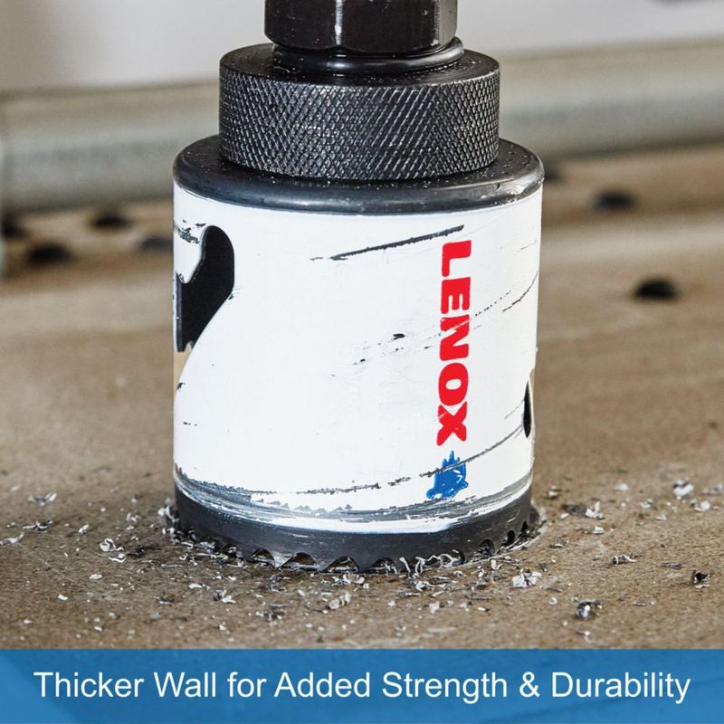 Sierra perforadora Lenox bimetálica con ranura de velocidad de 6 cm