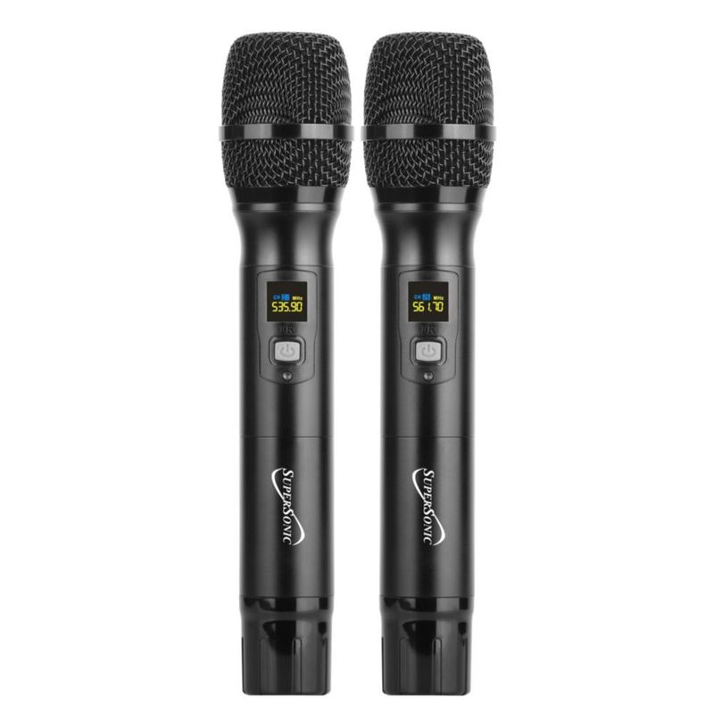 Sistema de micrófono inalámbrico Supersonic SC-920UHF UHF Dual