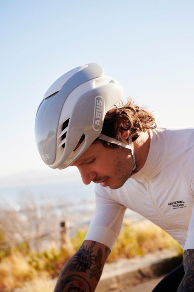 Casco ABUS Gamechanger 2.0 Aero Road Gris Puro Talla S