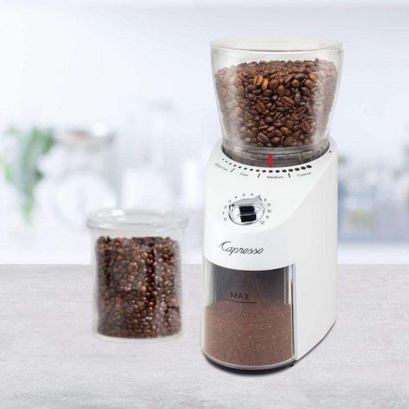 Molino de Café Capresso Infinity Plus 16 Ajustes Blanco