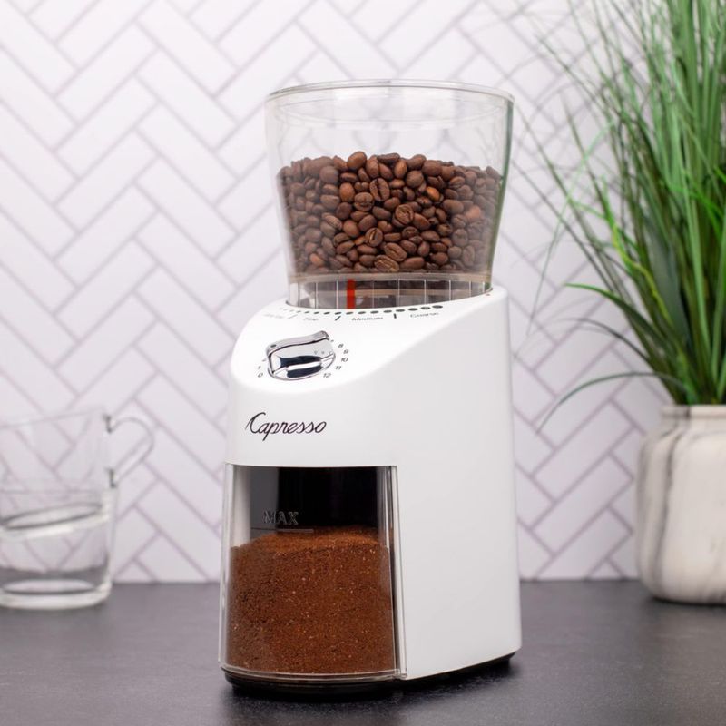 Molino de Café Capresso Infinity Plus 16 Ajustes Blanco