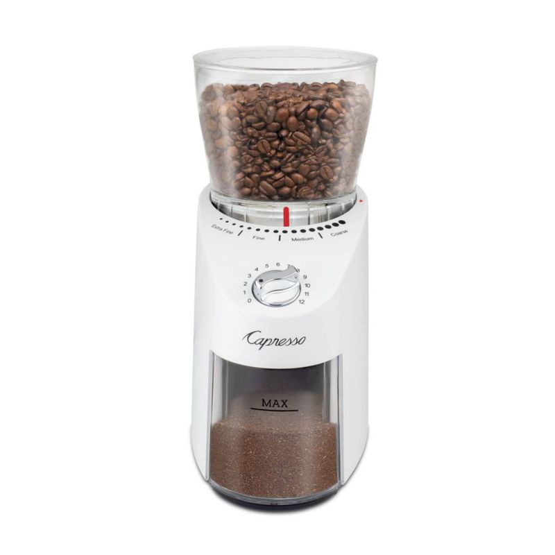 Molino de Café Capresso Infinity Plus 16 Ajustes Blanco