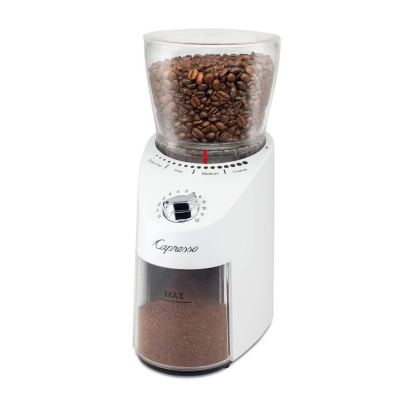 Molino de Café Capresso Infinity Plus 16 Ajustes Blanco