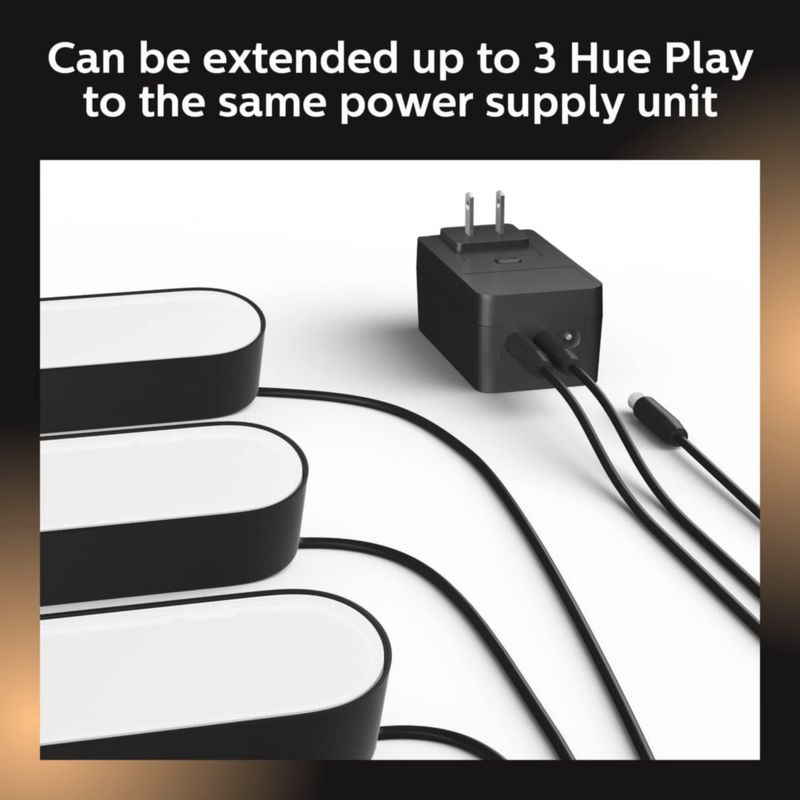Kit base para barra de luces Smart Play Philips Hue White paquete de 2