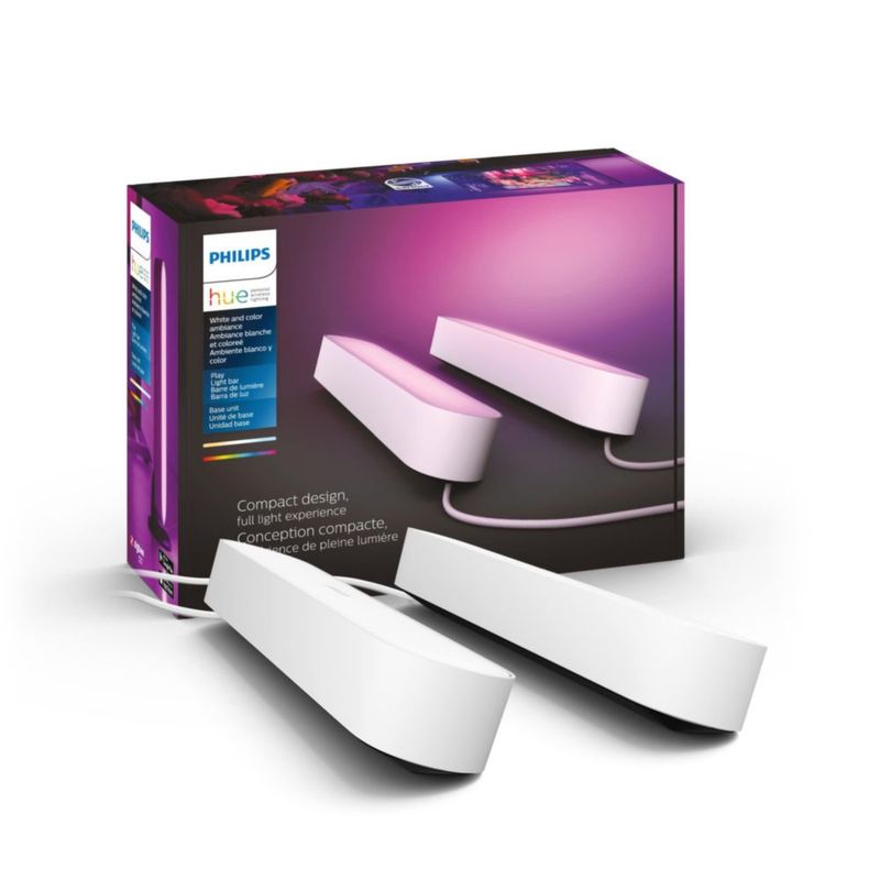 Kit base para barra de luces Smart Play Philips Hue White paquete de 2