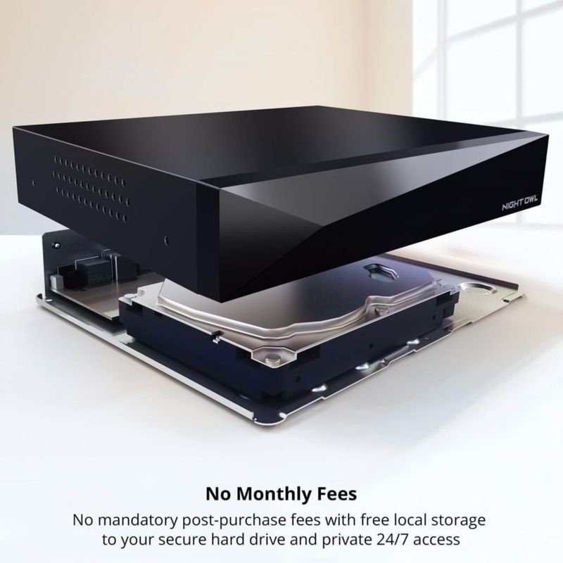 Sistema de cámara de seguridad Night Owl 12Ch DVR 2K HD 1TB HDD