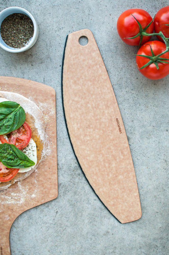 Cortador de pizza Epicurean Natural/Pizarra de 16 cm