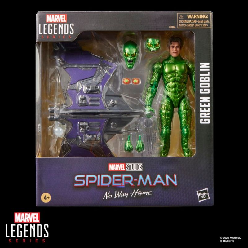 Figura de acción Marvel Green Goblin Deluxe de 15 cm – Conjunto