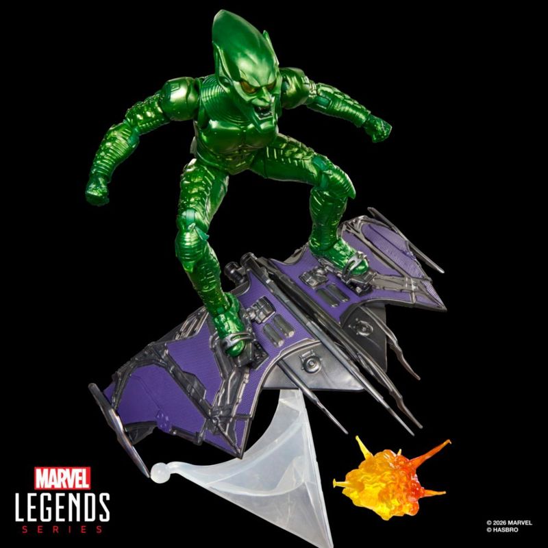 Figura de acción Marvel Green Goblin Deluxe de 15 cm – Conjunto