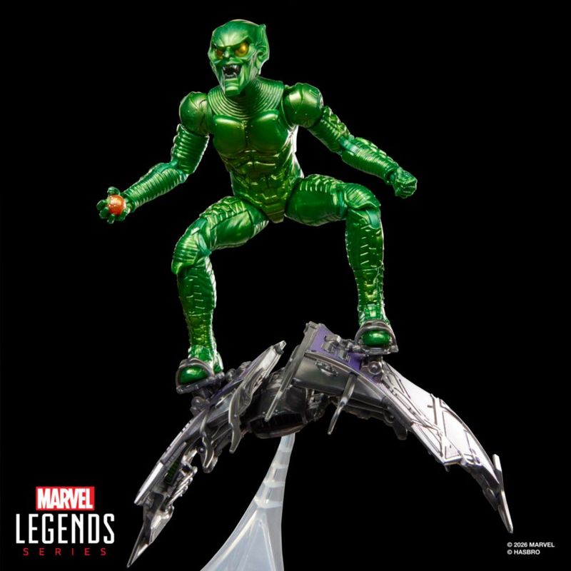 Figura de acción Marvel Green Goblin Deluxe de 15 cm – Conjunto