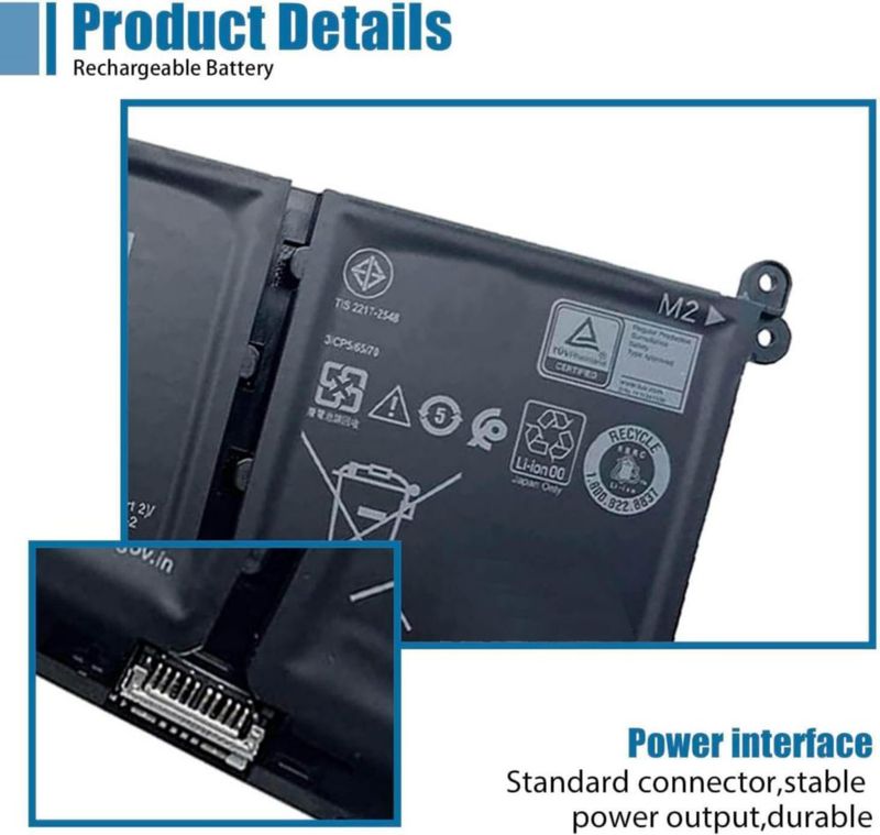 Batería de portátil VANPIR G91J0 41Wh 11.25V para Dell Inspiron/Vostro