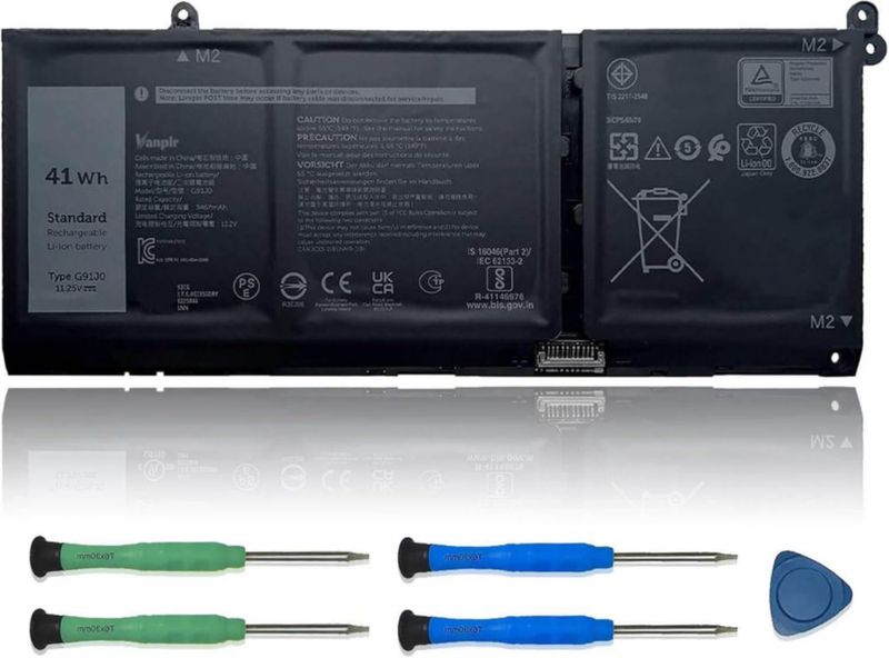 Batería de portátil VANPIR G91J0 41Wh 11.25V para Dell Inspiron/Vostro